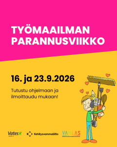 Työmaailman parannusviikon 2026 mainosbanneri